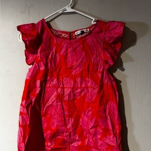 Pink and Red Women's Blouse